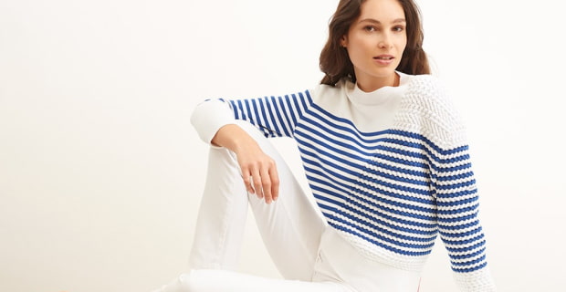 Women's striped sweater from Saint James