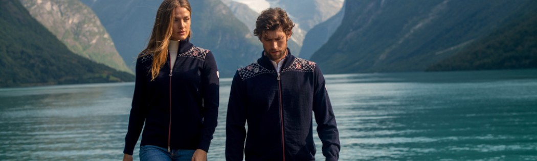 Photo of Dale of Norway sweaters for women and men