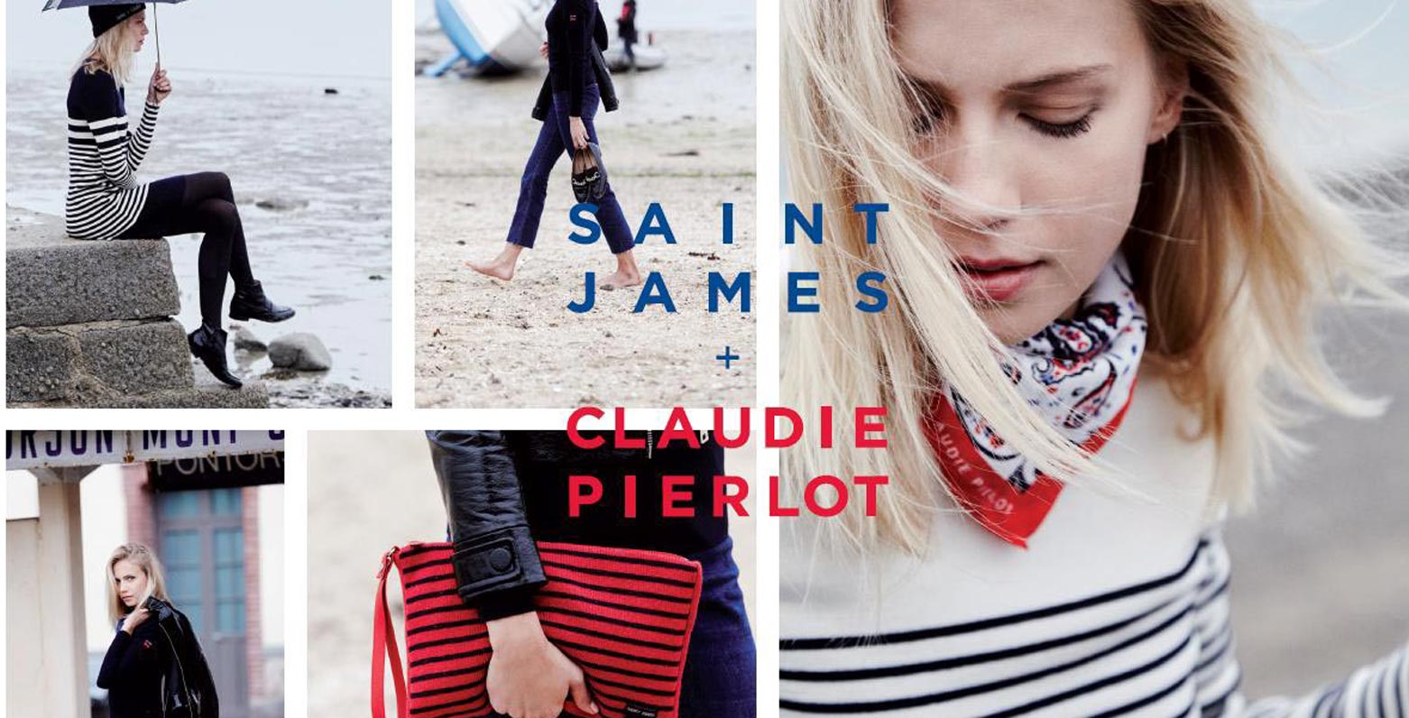 The time of a capsule, Saint James +Claudie Pierlot sail in tandem