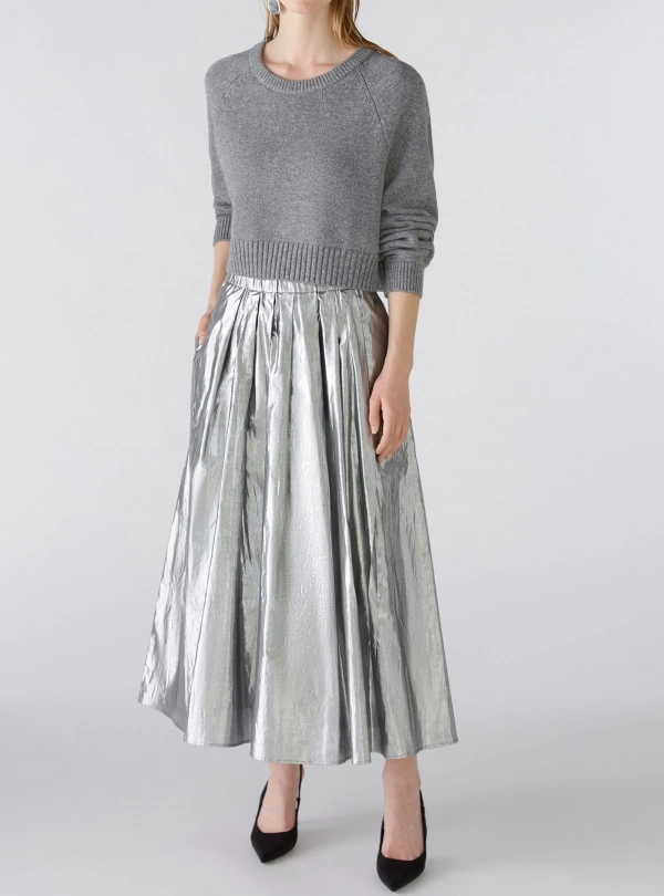 SkirtsSkirts for women - Metallic Skirt - OUI