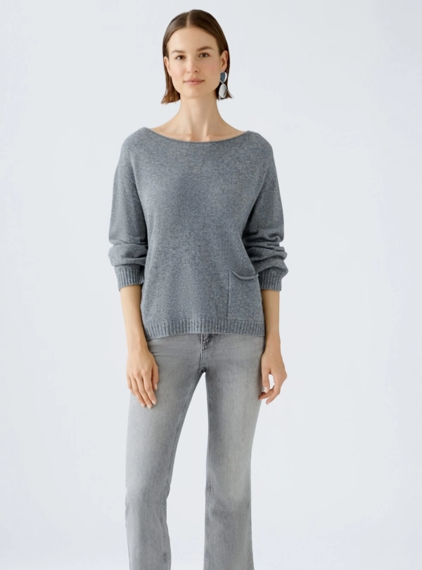 Sweaters for women - Sweater with pocket - OUI