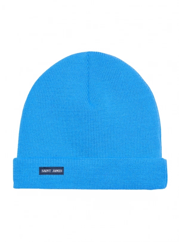 Toques for men - Bonnet Uni A - Pink and Blue - Saint James