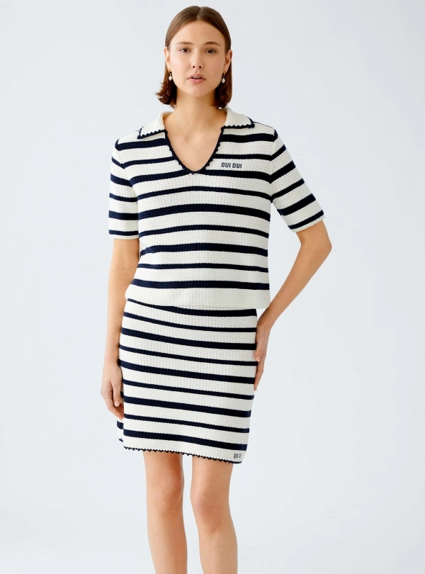 Skirts for women - Striped Skirt - OUI