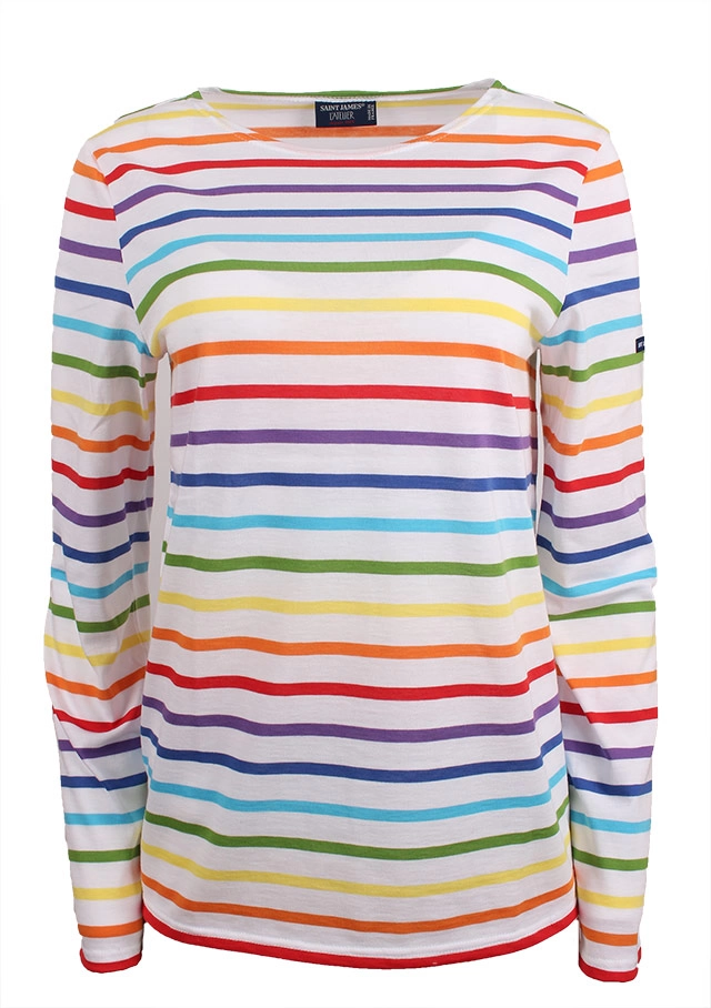 Nautical T-Shirts for women - Minquiers Colors - Saint James